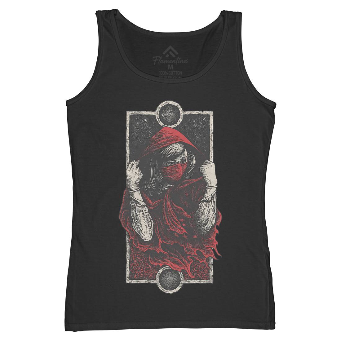 Red Hood Girl Womens Organic Tank Top Vest Horror D059