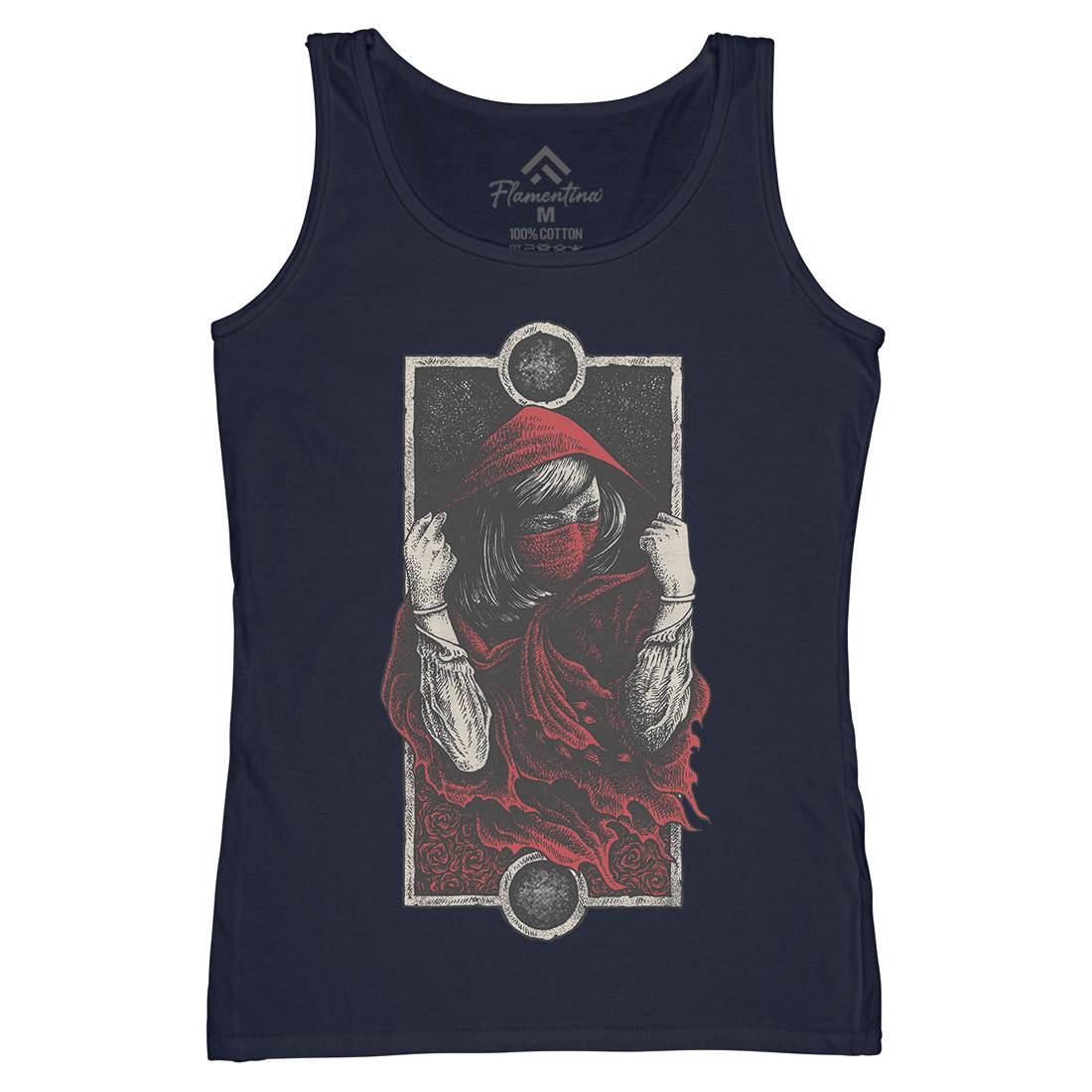 Red Hood Girl Womens Organic Tank Top Vest Horror D059