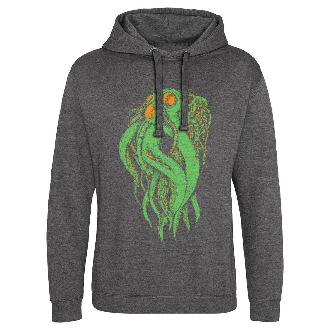 Octopus Robot Mens Hoodie Without Pocket Navy D062