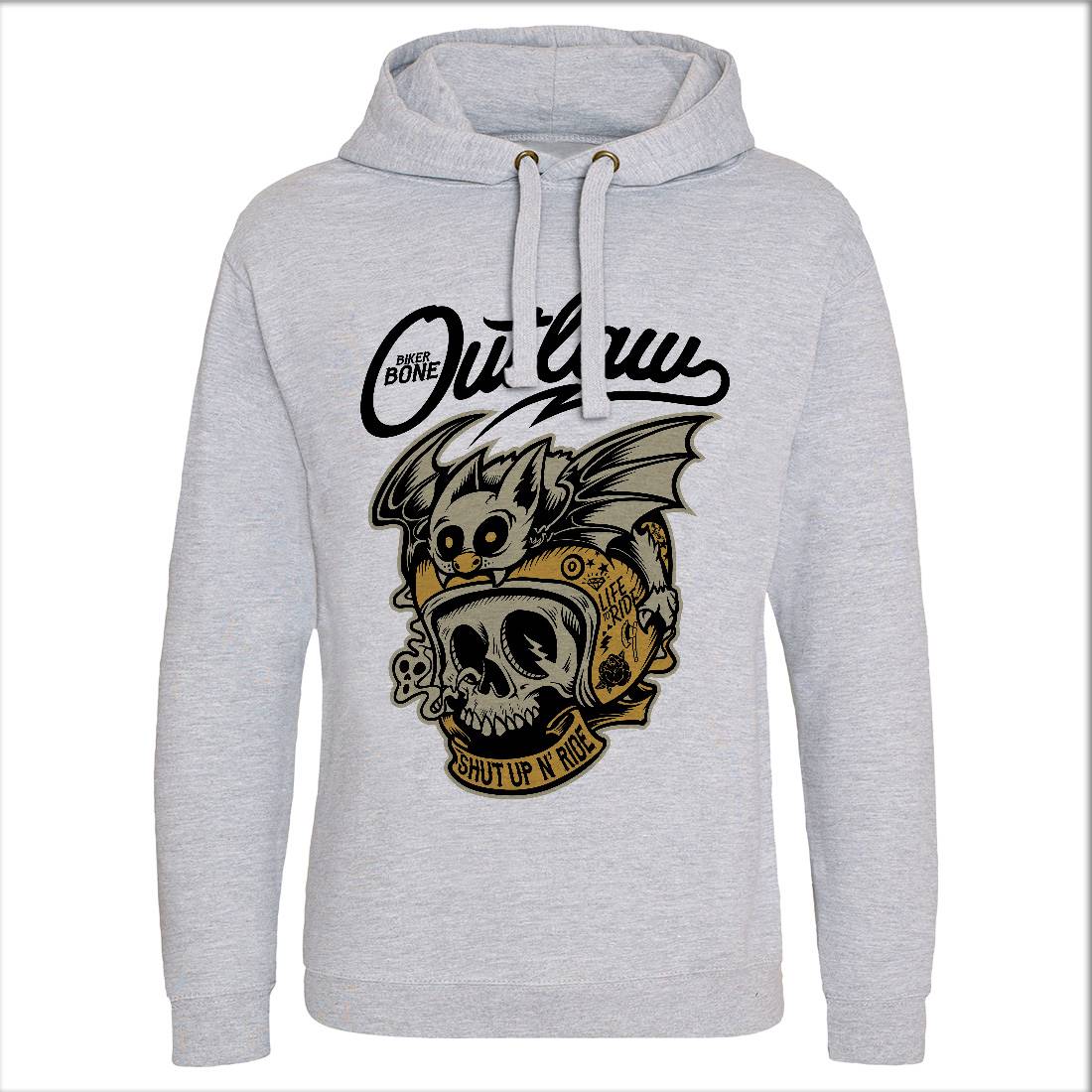 Outlaw Mens Hoodie Without Pocket Motorcycles D063