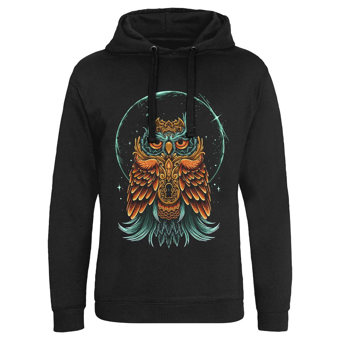Owl Mens Hoodie Without Pocket Animals D064