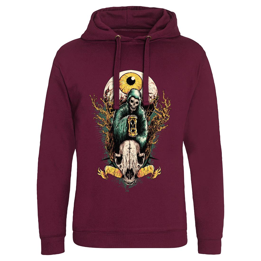 Reaper Eye Mens Hoodie Without Pocket Horror D069