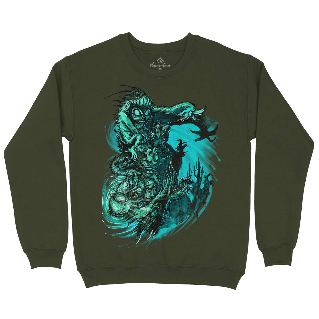 Playing With Shadows Mens Crew Neck Sweatshirt Horror D077