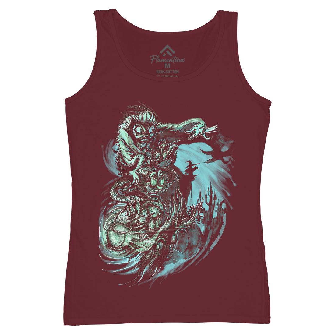 Playing With Shadows Womens Organic Tank Top Vest Horror D077