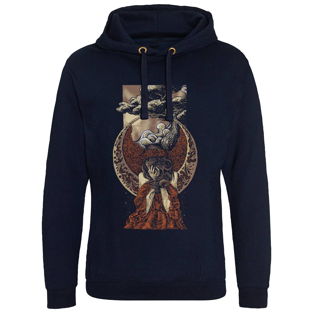Shy Girl Mens Hoodie Without Pocket Horror D078
