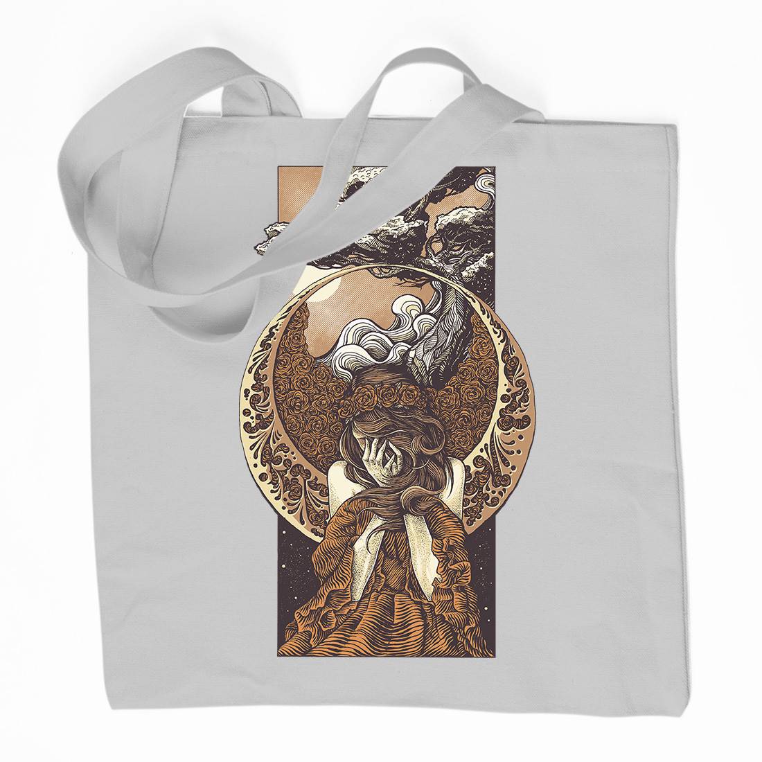 Shy Girl Organic Premium Cotton Tote Bag Horror D078