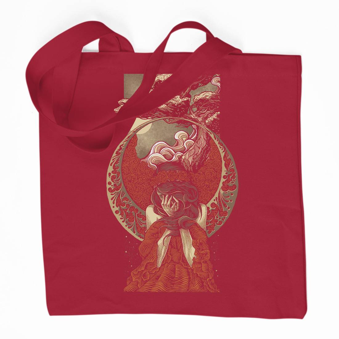 Shy Girl Organic Premium Cotton Tote Bag Horror D078