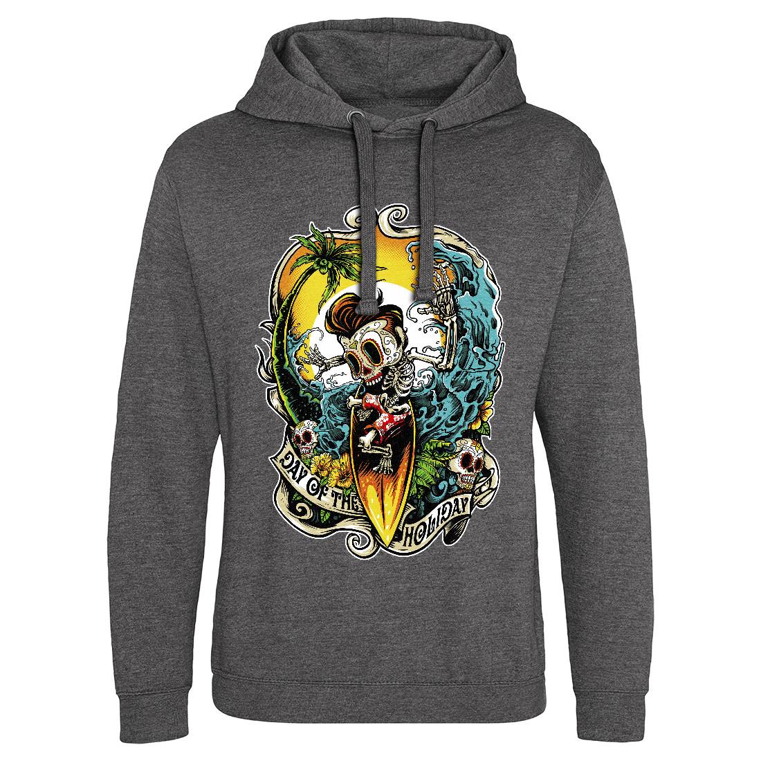 Skull Mens Hoodie Without Pocket Holiday D083