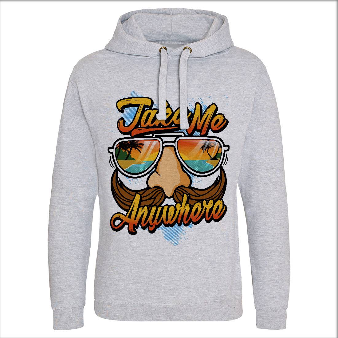 Summer Time Mens Hoodie Without Pocket Holiday D088