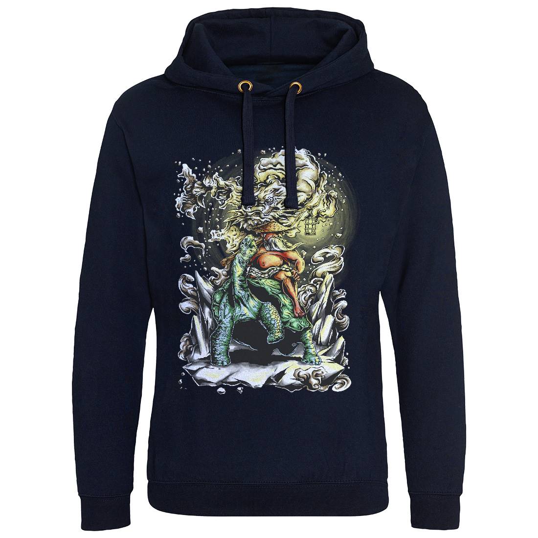 Wise Oldman Mens Hoodie Without Pocket Asian D092