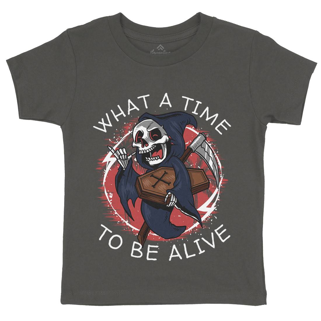 What A Time To Be Alive Kids Crew Neck T-Shirt Funny D096