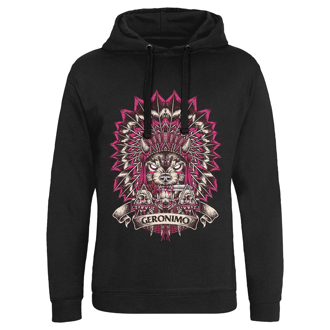 Wolf Chief Mens Hoodie Without Pocket Animals D097