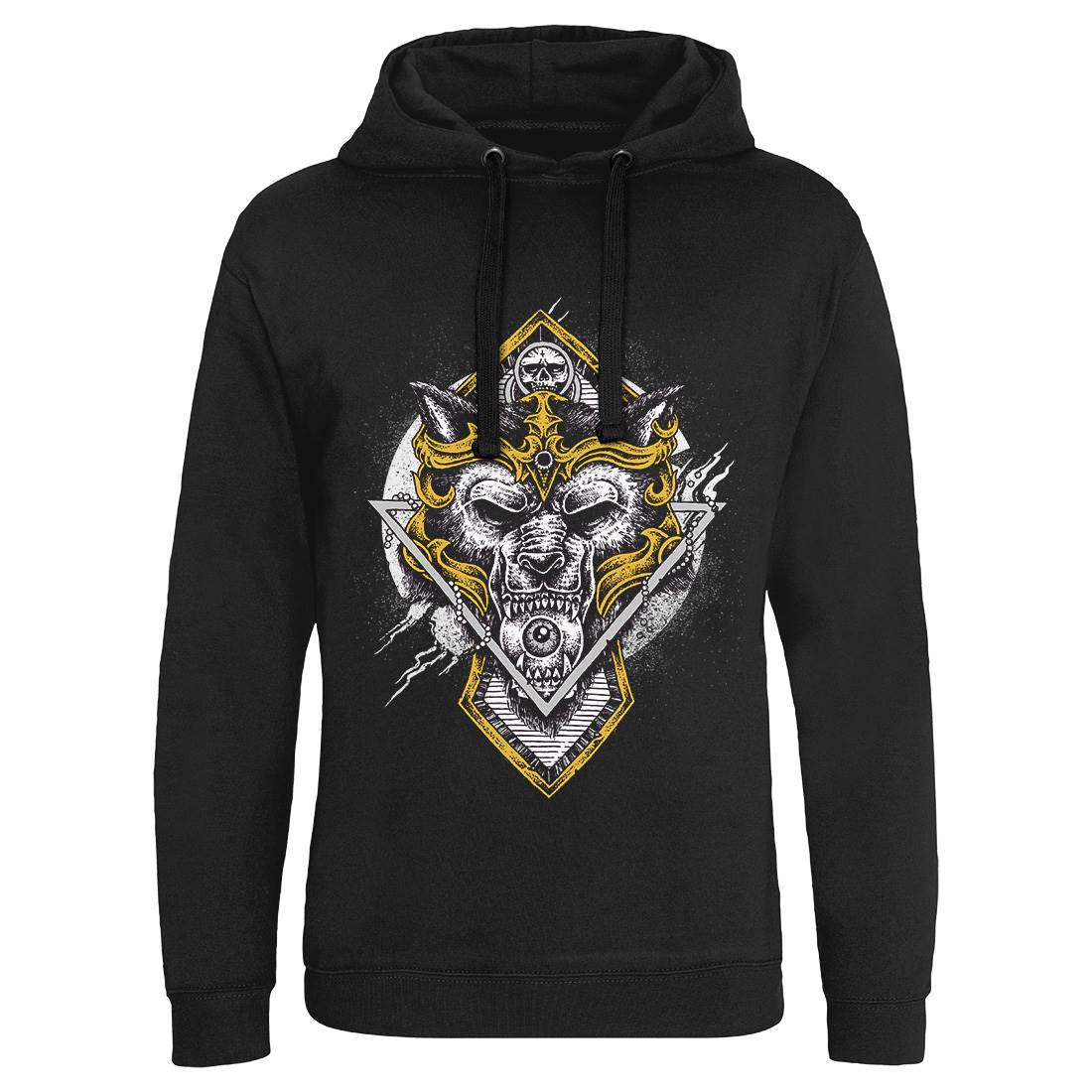 Wolf Warrior Mens Hoodie Without Pocket Animals D098