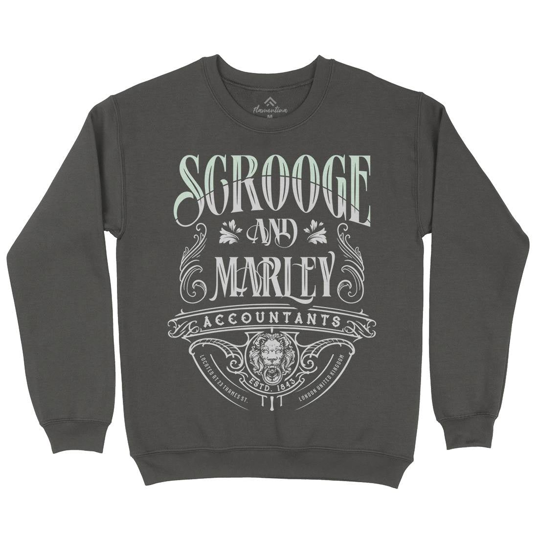 Scrooge And Marley Kids Crew Neck Sweatshirt Christmas D100