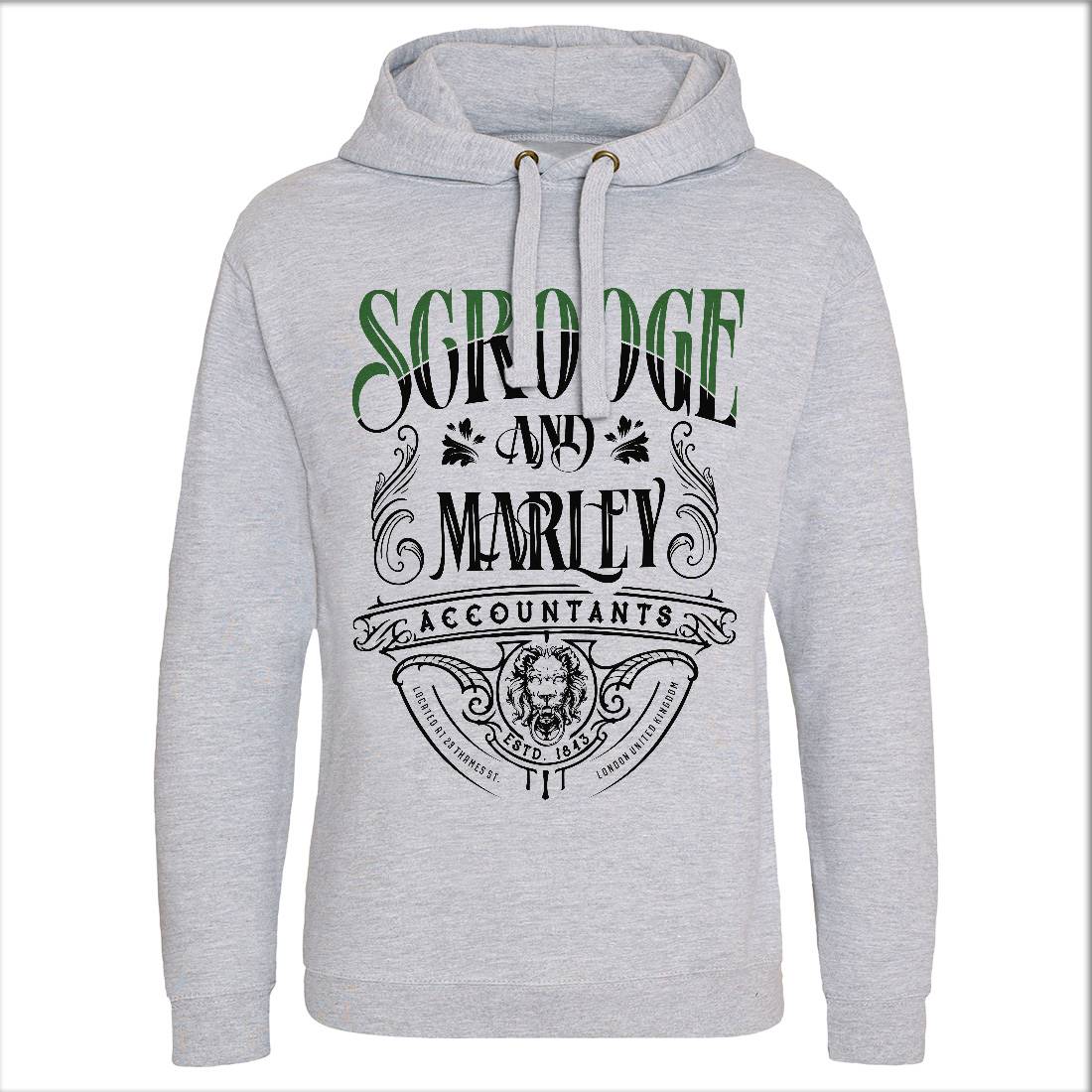 Scrooge And Marley Mens Hoodie Without Pocket Christmas D100