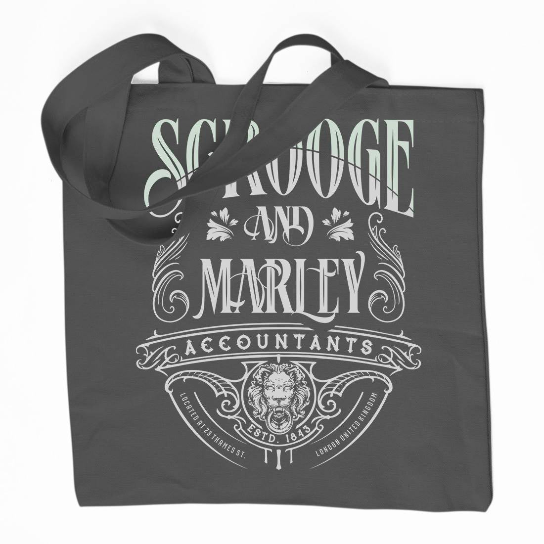 Scrooge And Marley Organic Premium Cotton Tote Bag Christmas D100