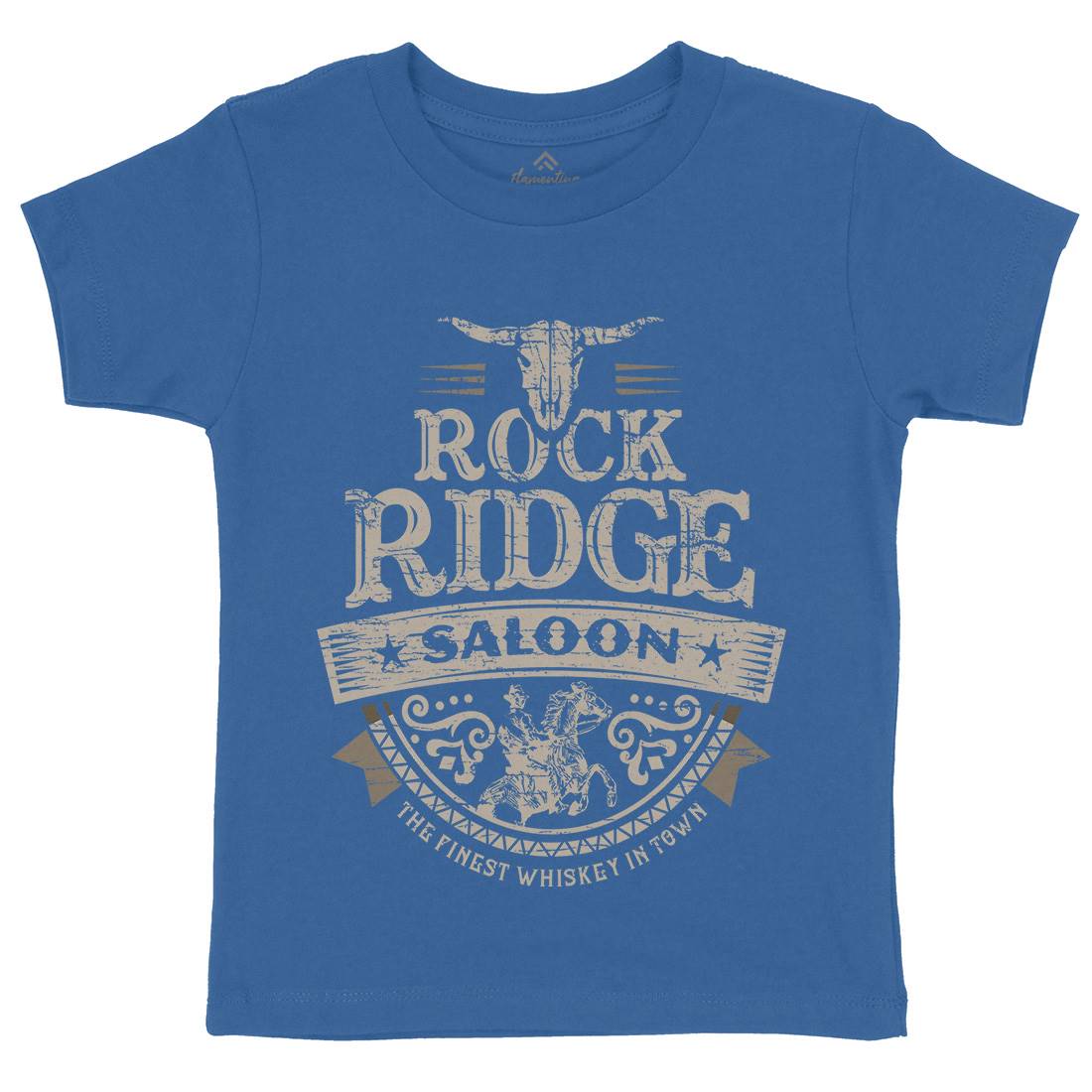 Rock Ridge Saloon Kids Crew Neck T-Shirt Music D101