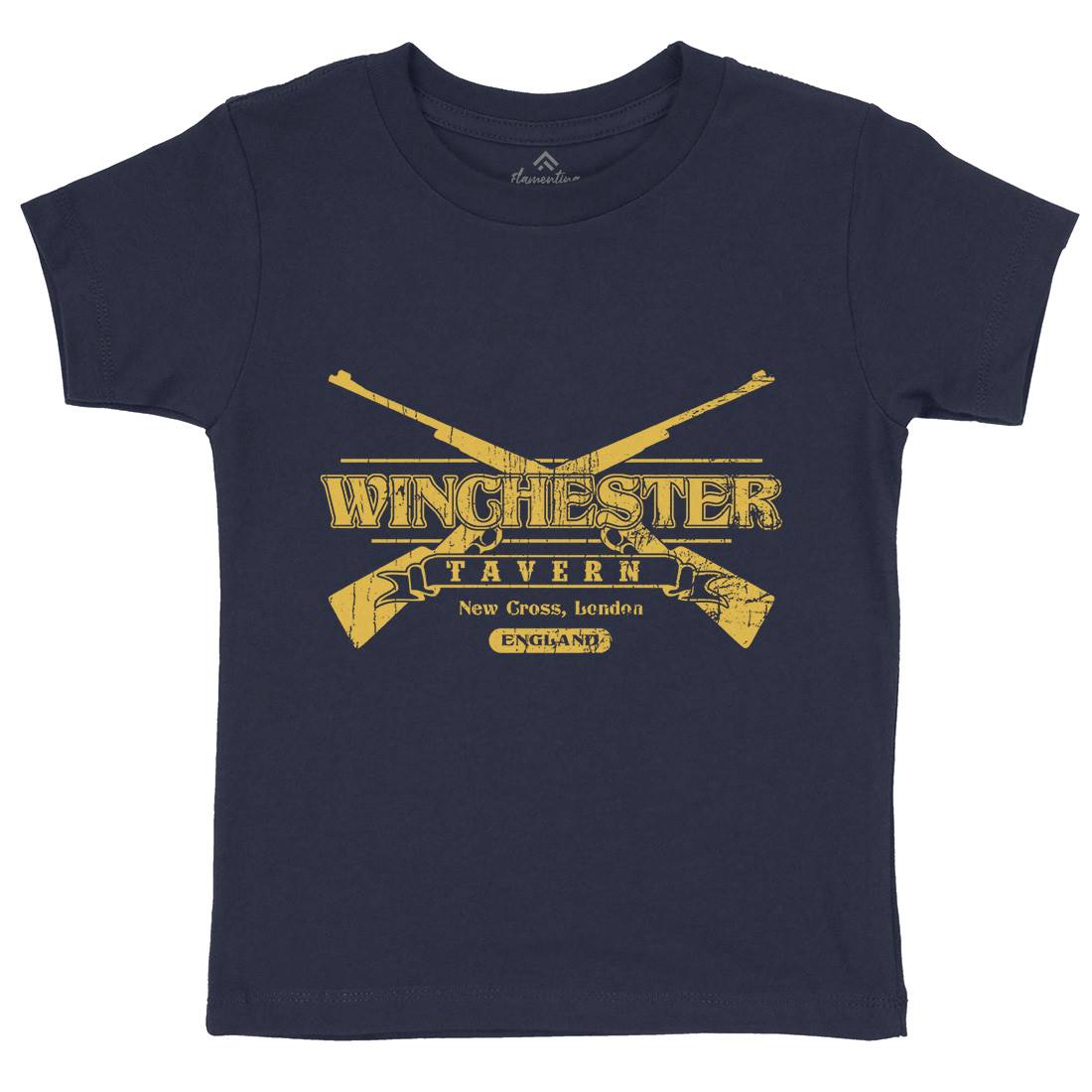 Winchester Tavern Kids Crew Neck T-Shirt Horror D102