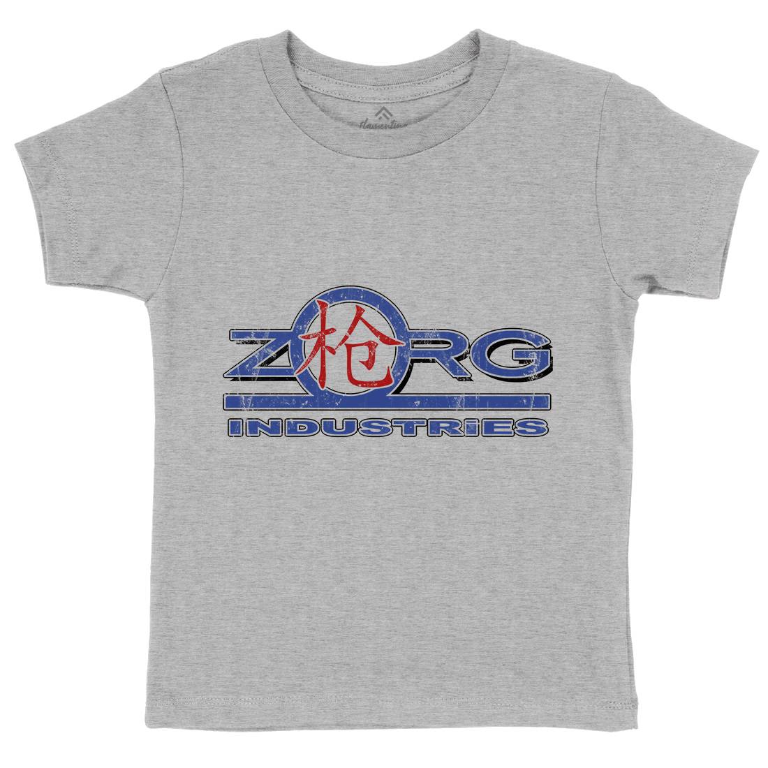 Zorg Ind Kids Crew Neck T-Shirt Space D105