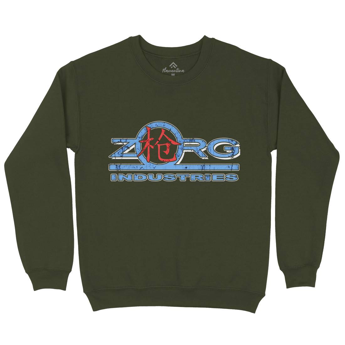 Zorg Ind Mens Crew Neck Sweatshirt Space D105