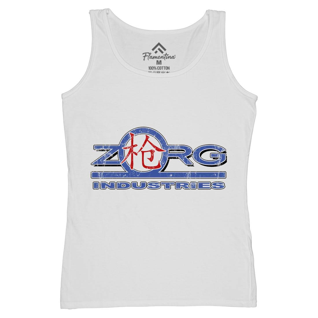 Zorg Ind Womens Organic Tank Top Vest Space D105