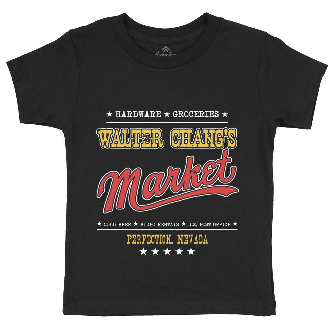 Walter Changs Market Kids Crew Neck T-Shirt Horror D106