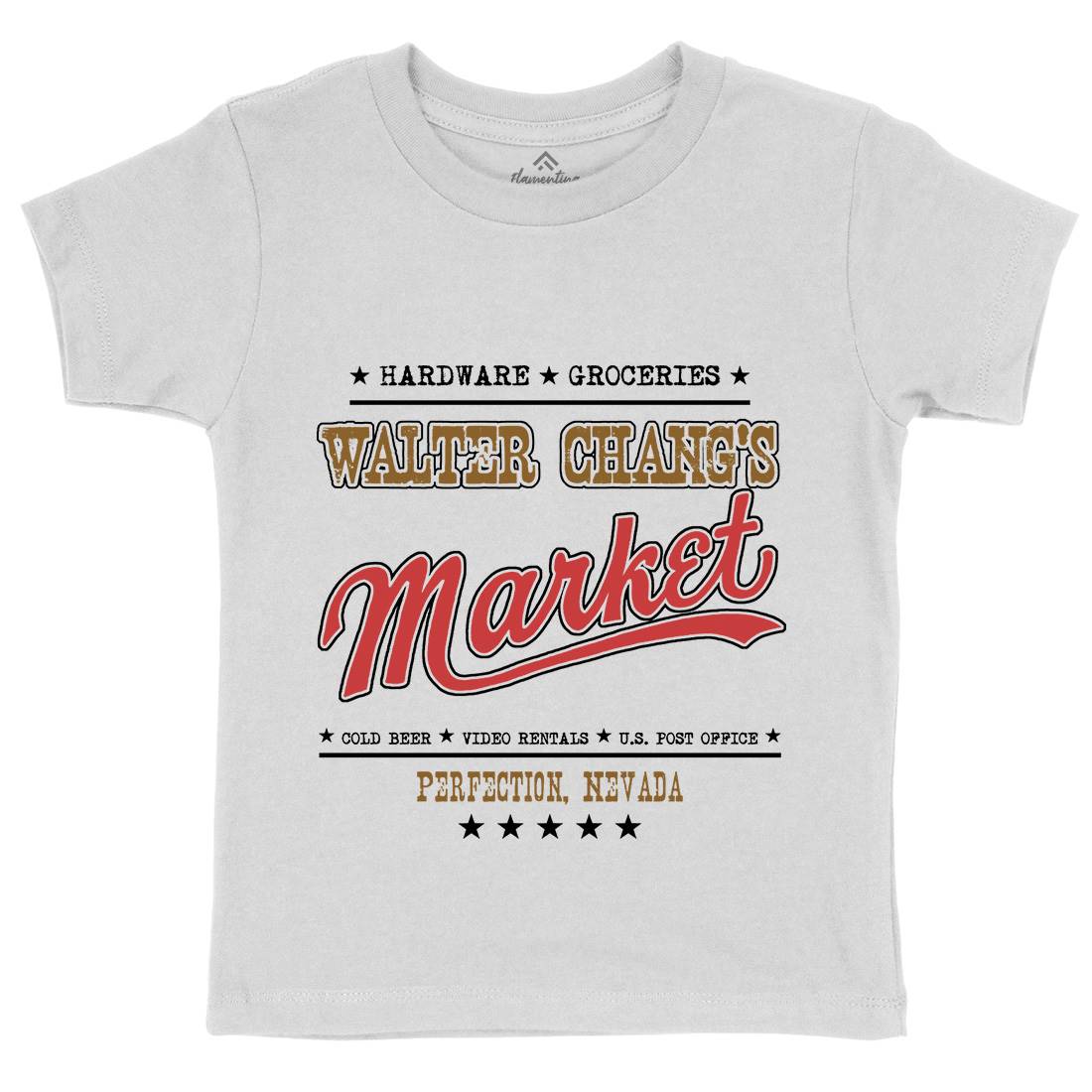Walter Changs Market Kids Crew Neck T-Shirt Horror D106