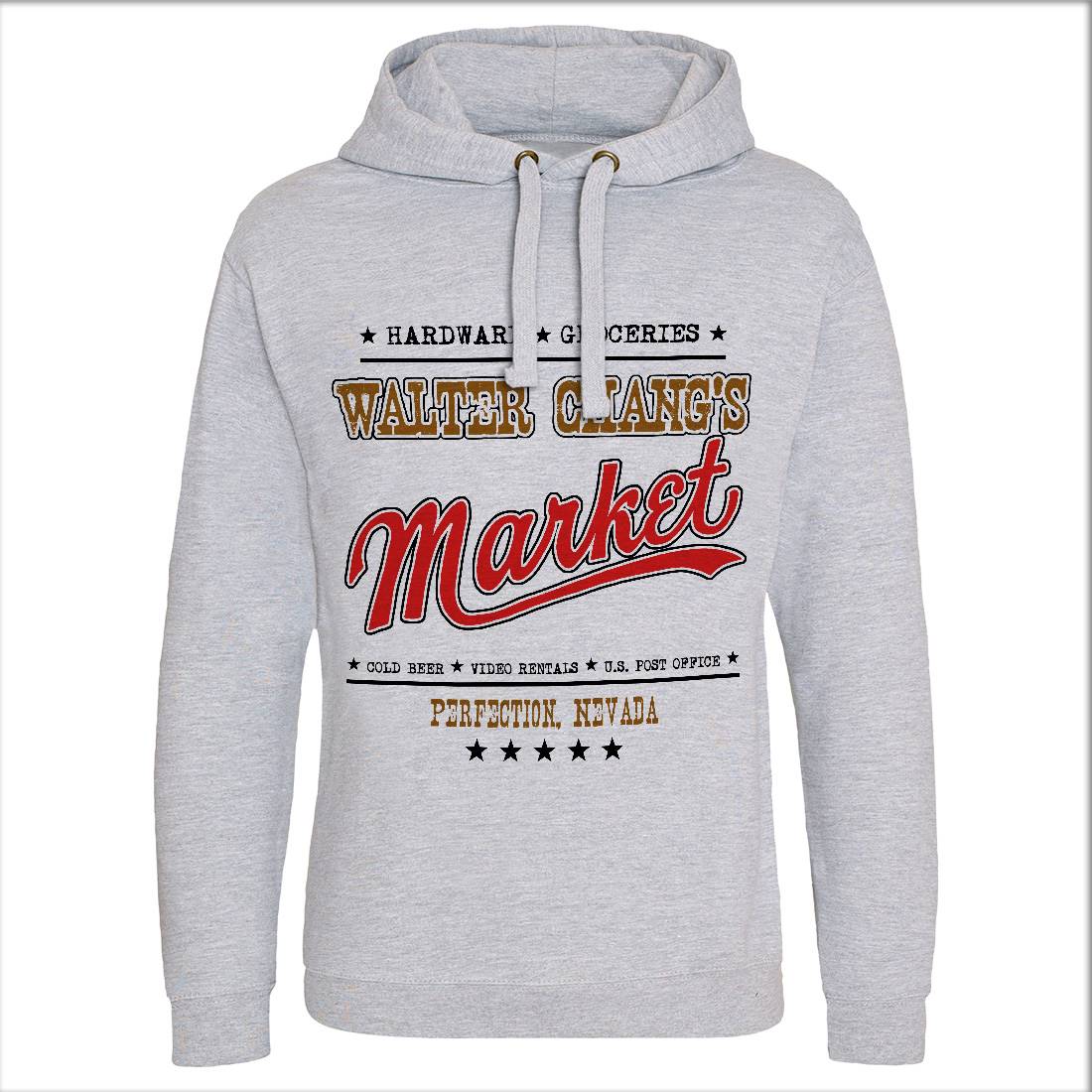 Walter Changs Market Mens Hoodie Without Pocket Horror D106