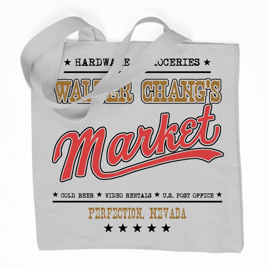 Walter Changs Market Organic Premium Cotton Tote Bag Horror D106