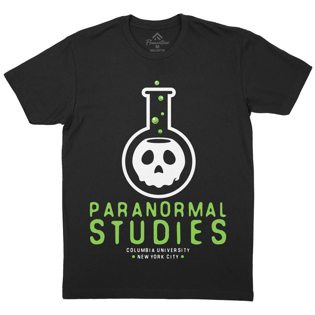 Paranormal Studies Mens Crew Neck T-Shirt Space D108