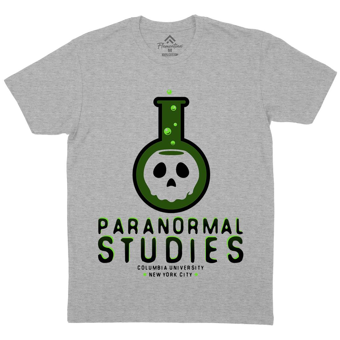 Paranormal Studies Mens Crew Neck T-Shirt Space D108