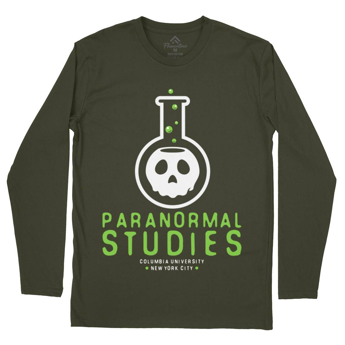 Paranormal Studies Mens Long Sleeve T-Shirt Space D108