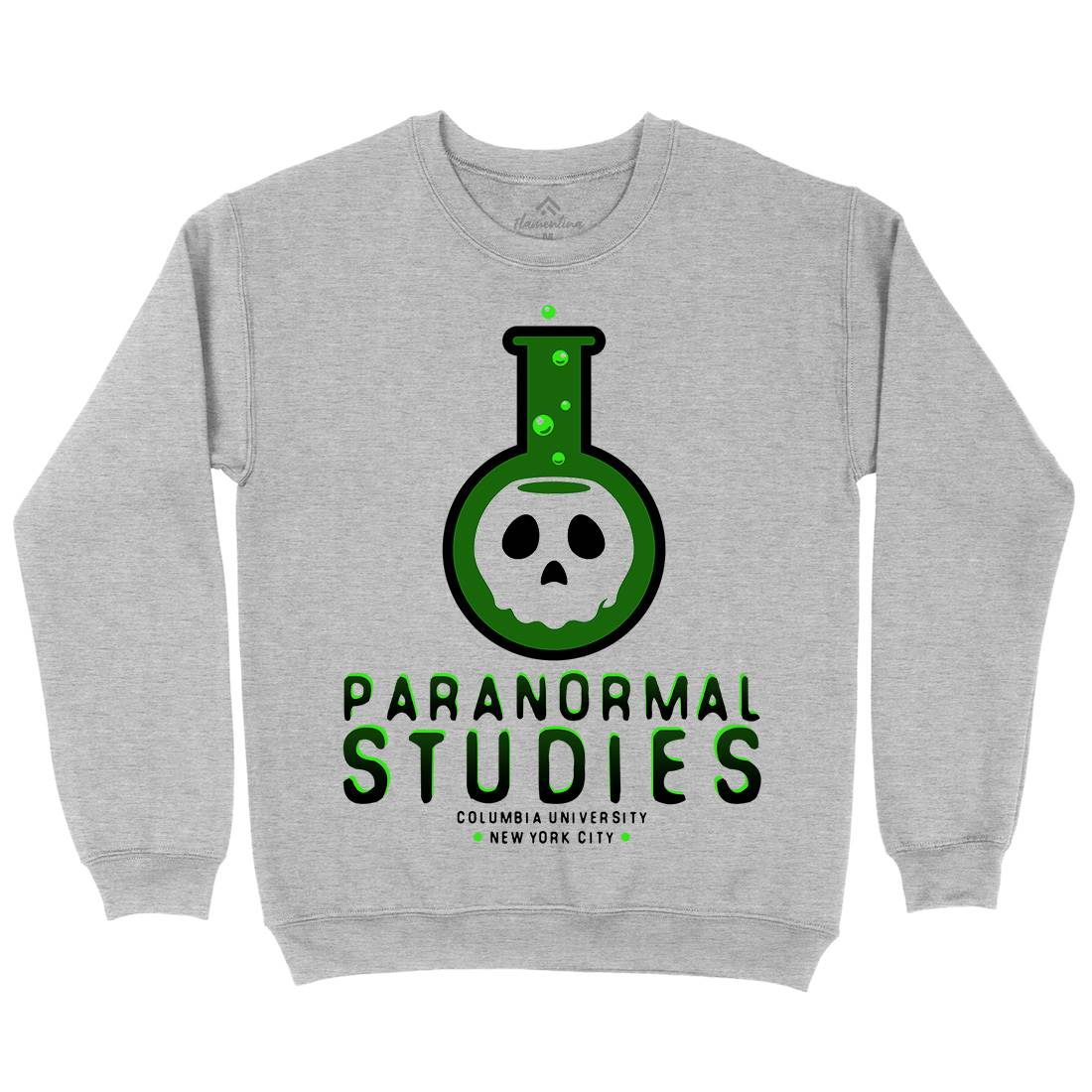 Paranormal Studies Mens Crew Neck Sweatshirt Space D108