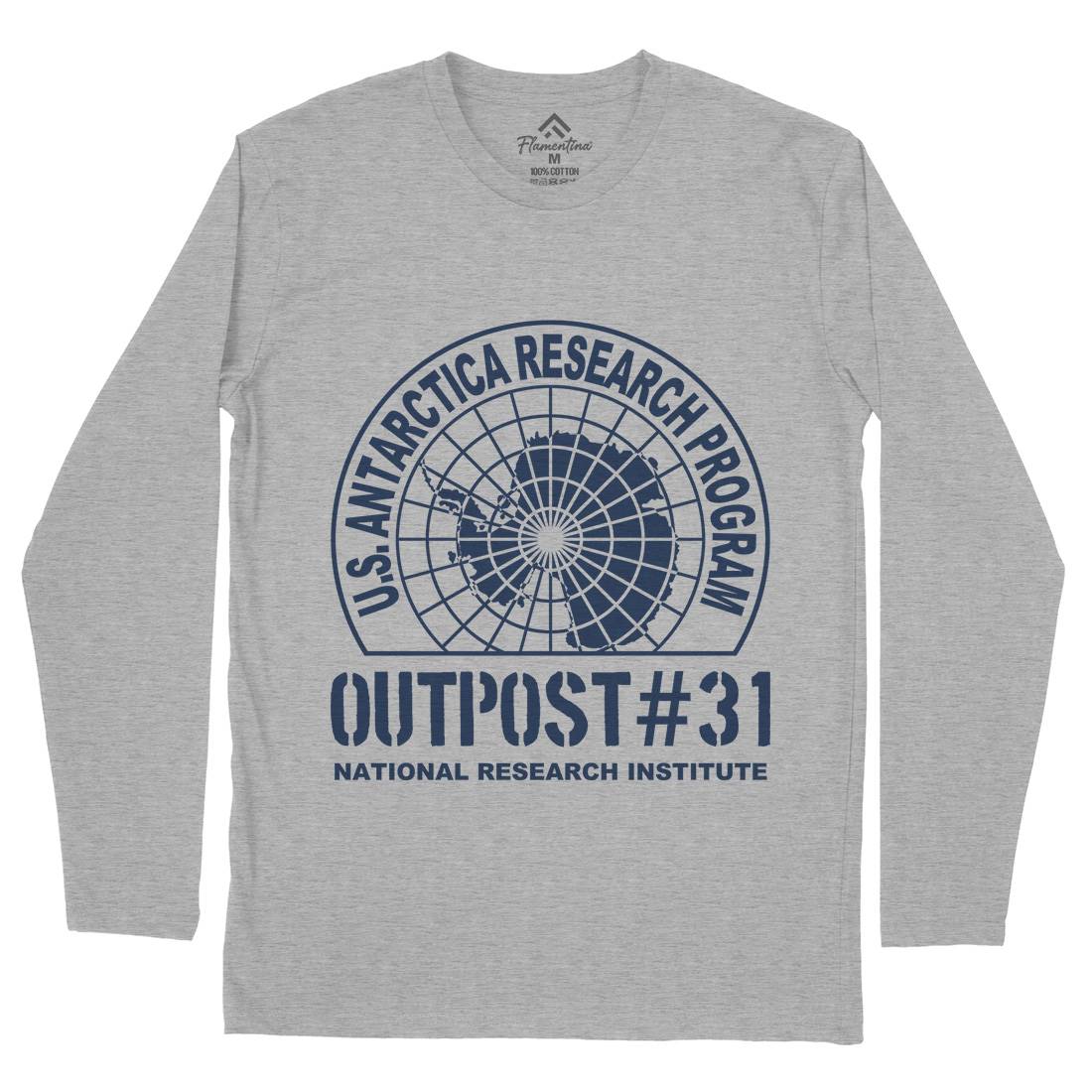 Outpost 31 Mens Long Sleeve T-Shirt Horror D111