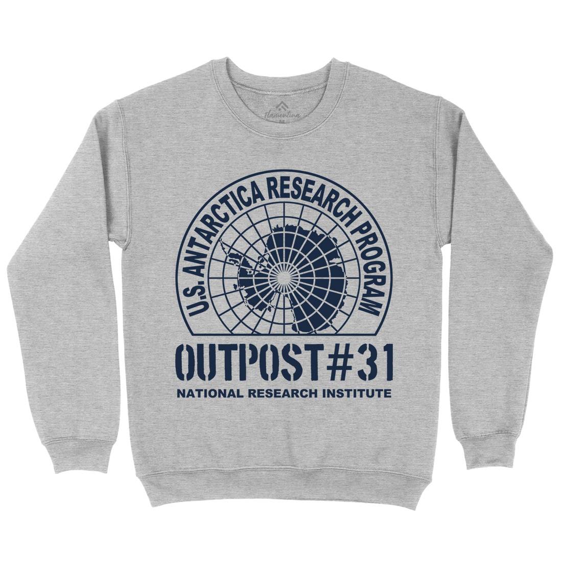 Outpost 31 Mens Crew Neck Sweatshirt Horror D111