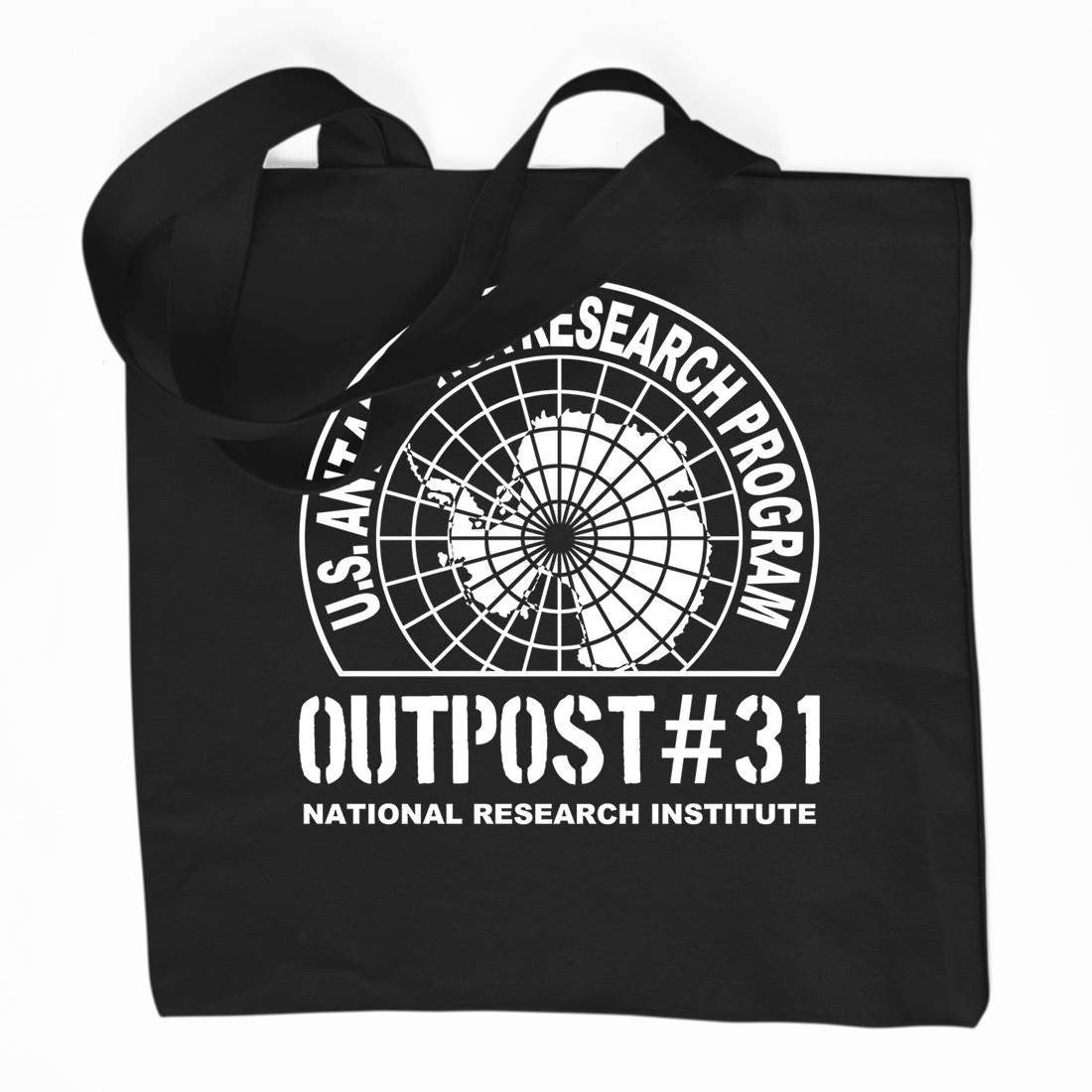 Outpost 31 Organic Premium Cotton Tote Bag Horror D111