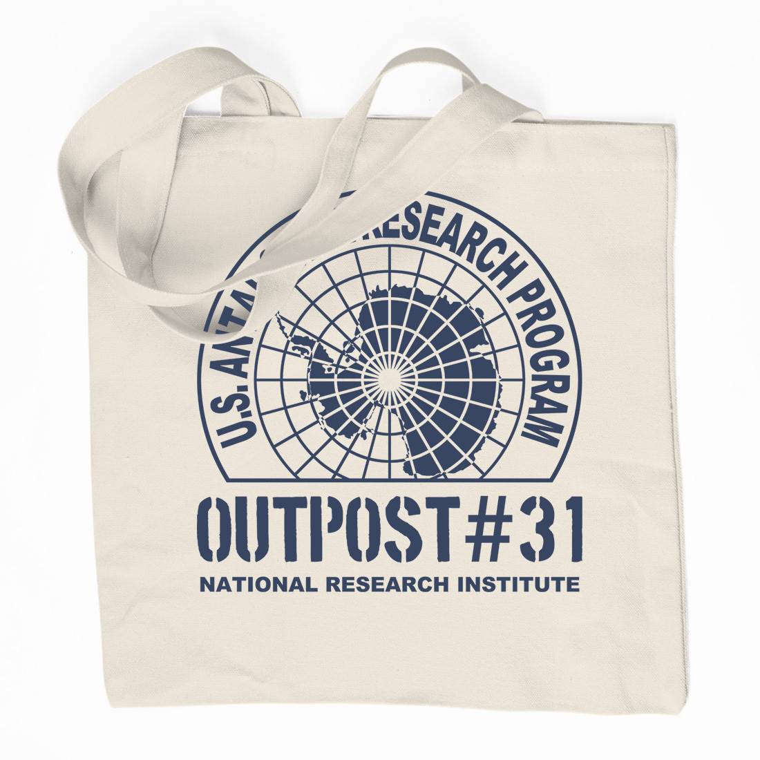 Outpost 31 Organic Premium Cotton Tote Bag Horror D111