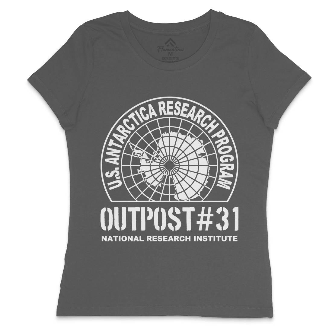 Outpost 31 Womens Crew Neck T-Shirt Horror D111