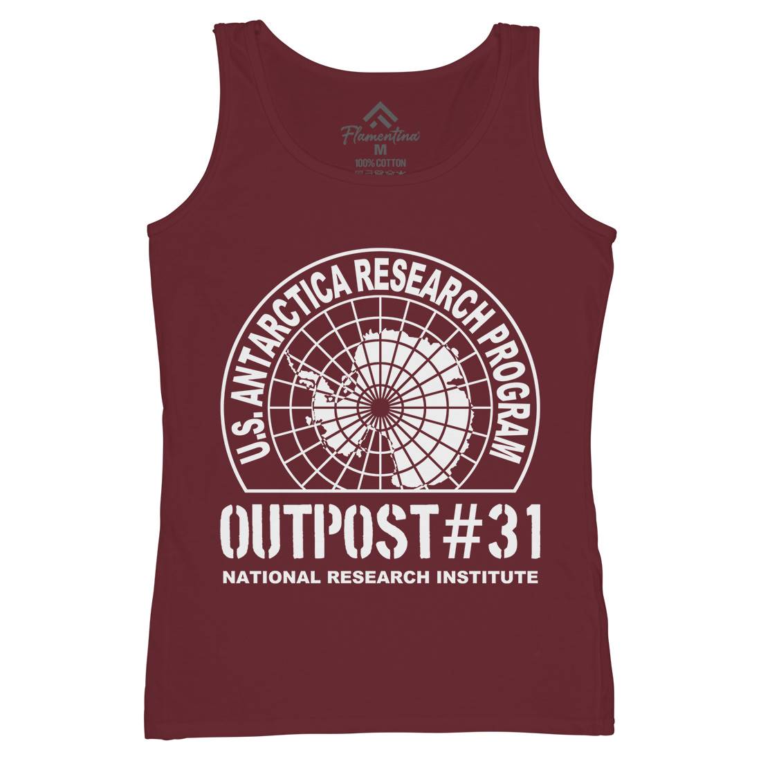 Outpost 31 Womens Organic Tank Top Vest Horror D111
