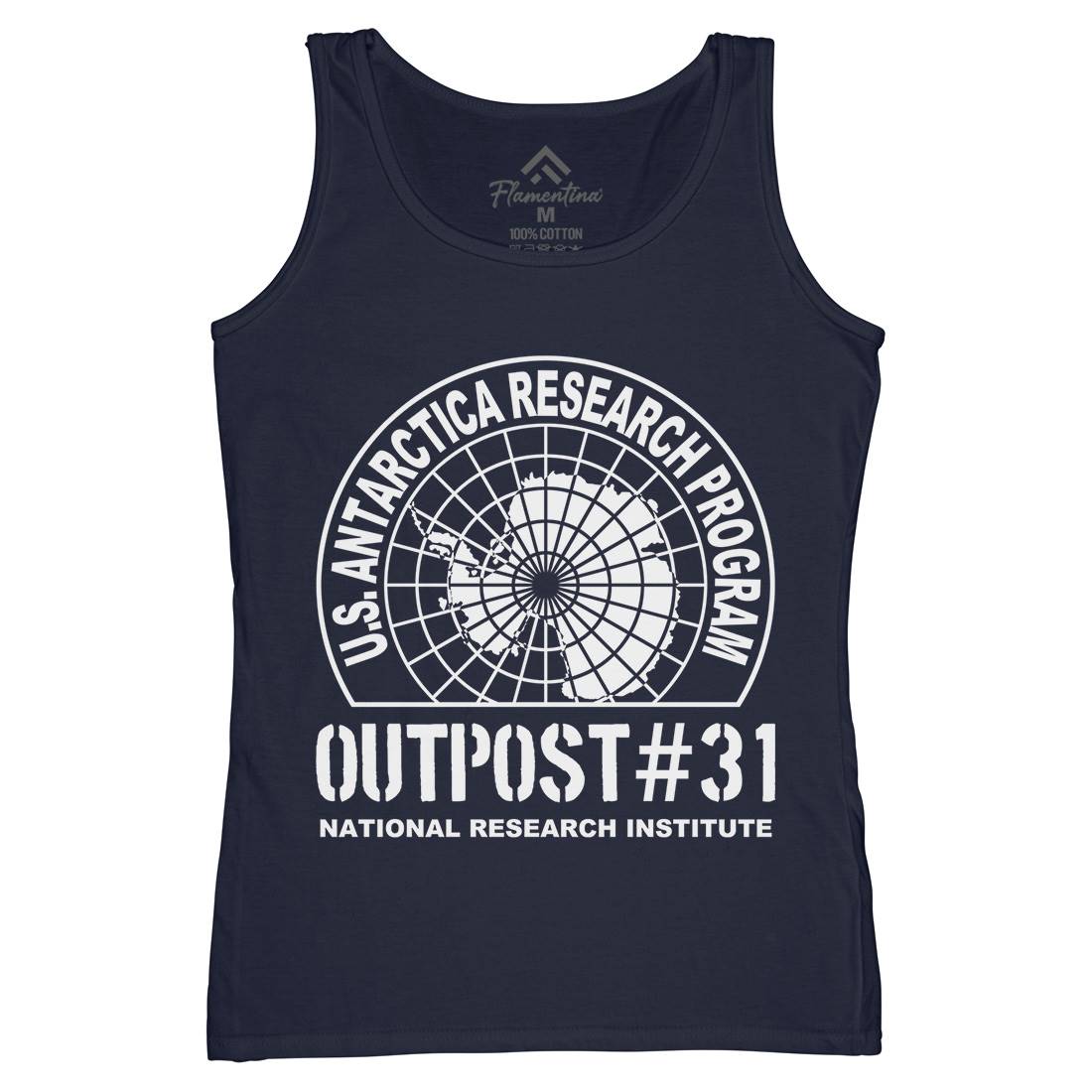 Outpost 31 Womens Organic Tank Top Vest Horror D111