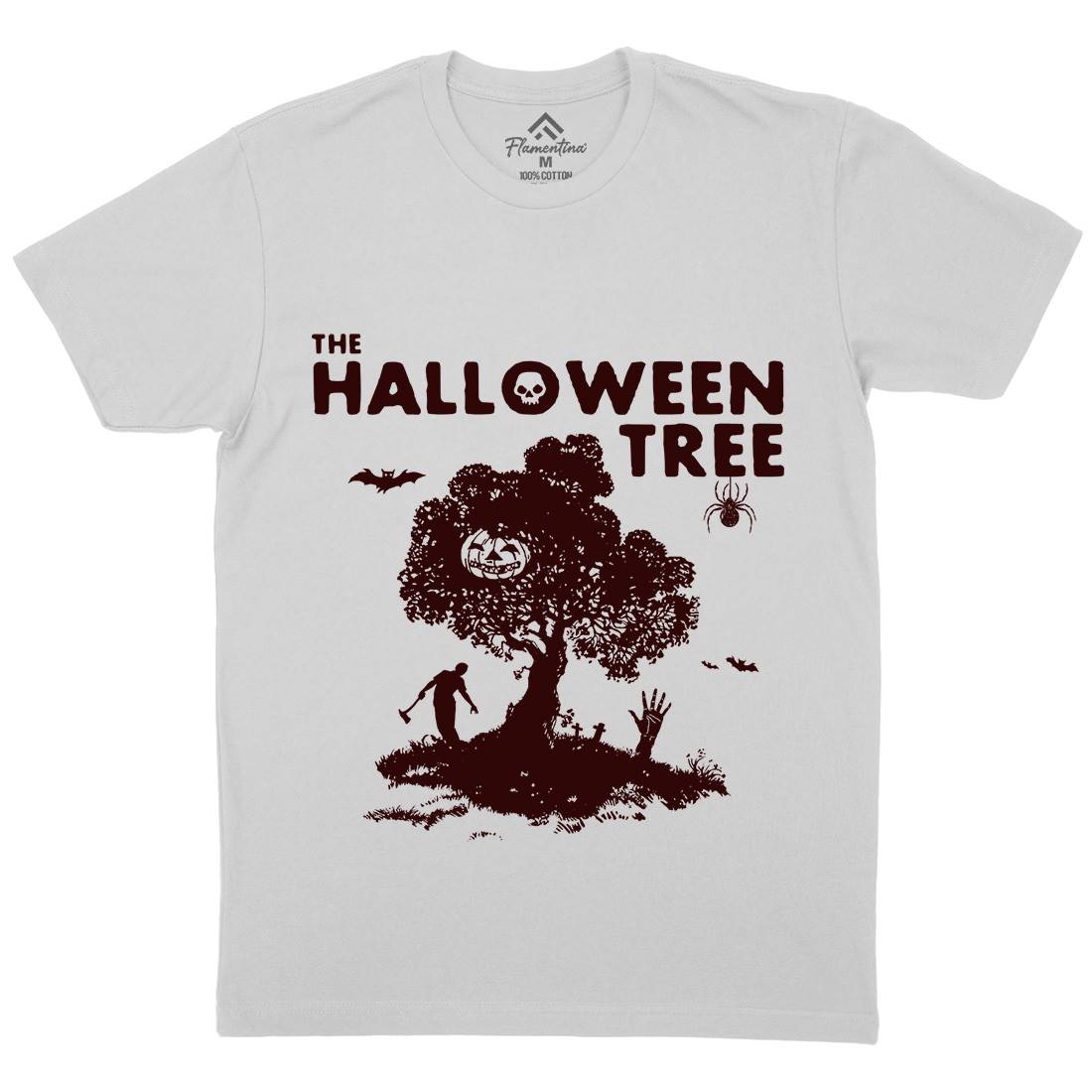 Halloween Tree Mens Crew Neck T-Shirt Horror D112