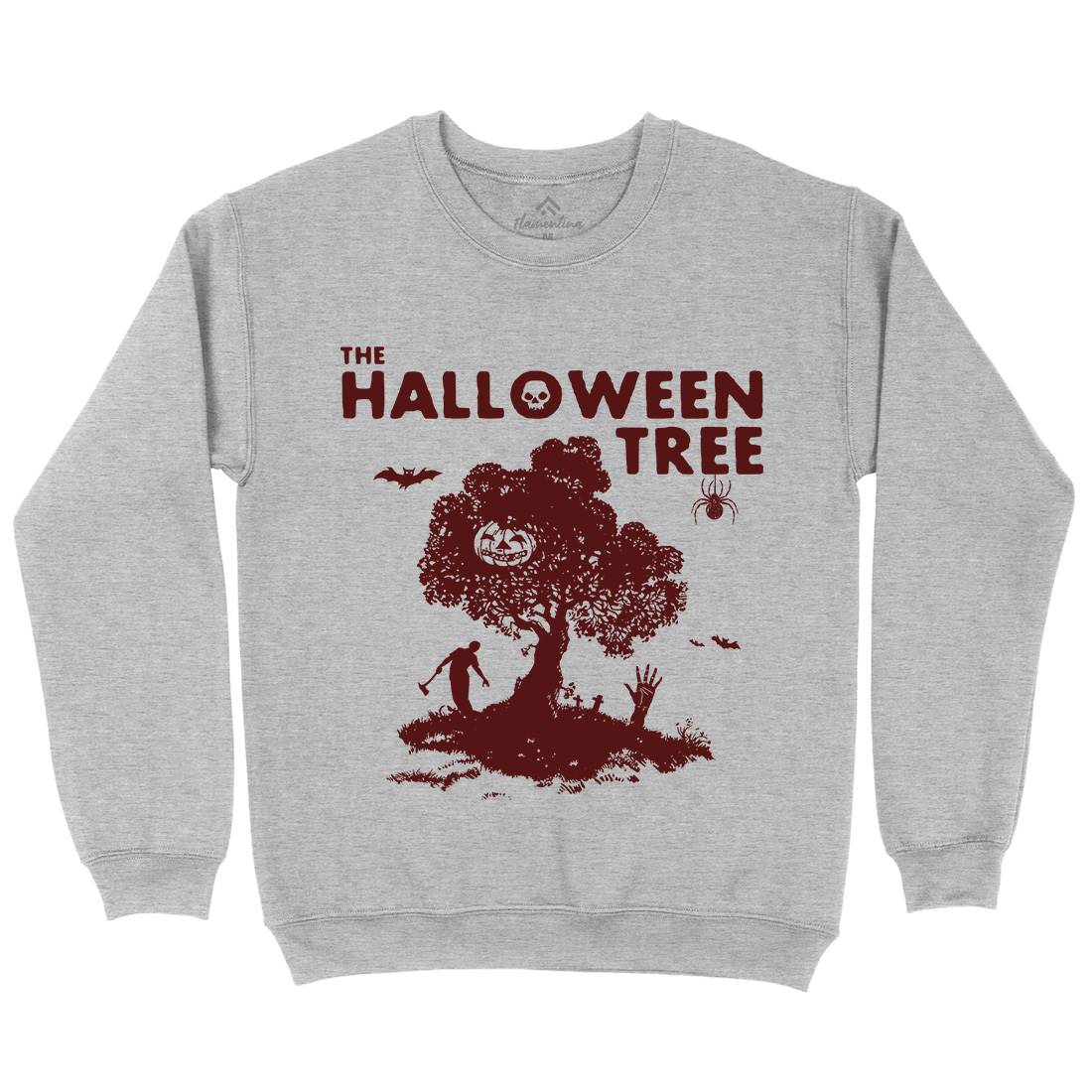 Halloween Tree Kids Crew Neck Sweatshirt Horror D112