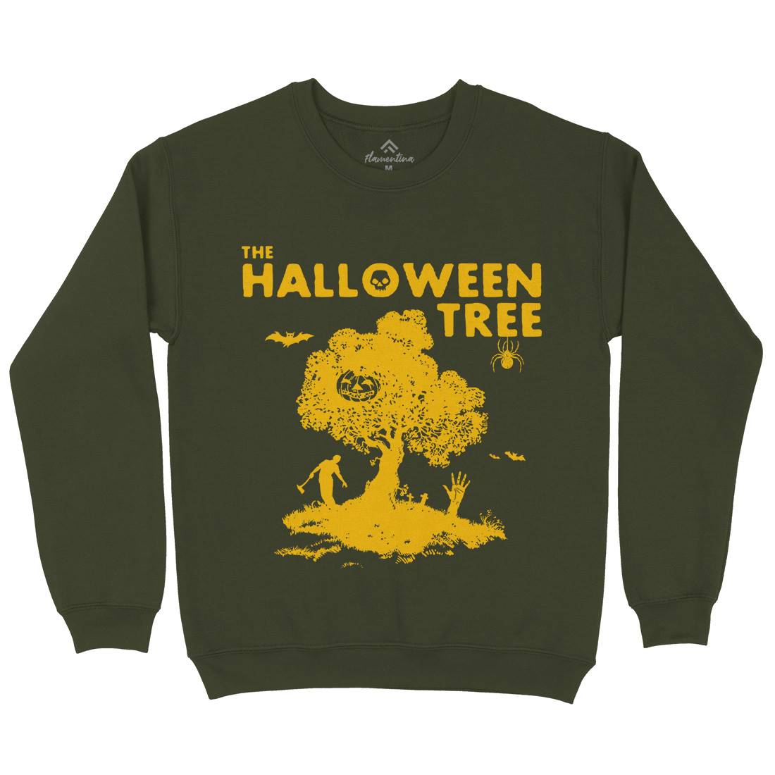 Halloween Tree Mens Crew Neck Sweatshirt Horror D112