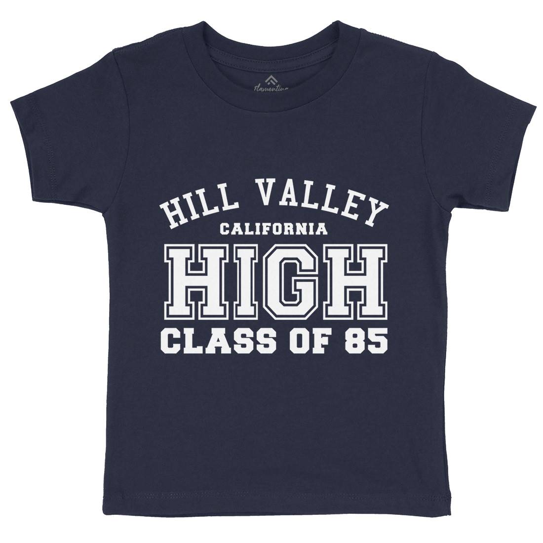 Hill Valley Kids Crew Neck T-Shirt Space D113