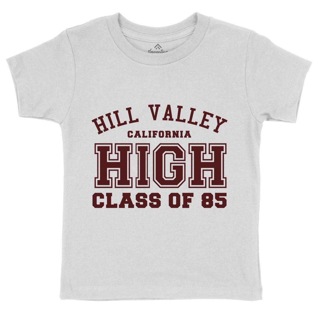 Hill Valley Kids Organic Crew Neck T-Shirt Space D113