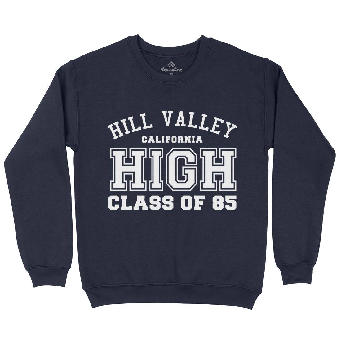 Hill Valley Kids Crew Neck Sweatshirt Space D113