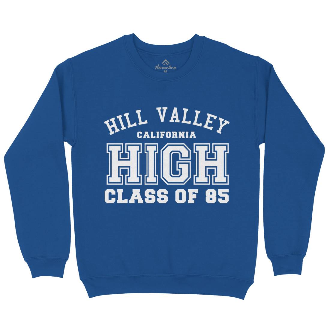 Hill Valley Mens Crew Neck Sweatshirt Space D113