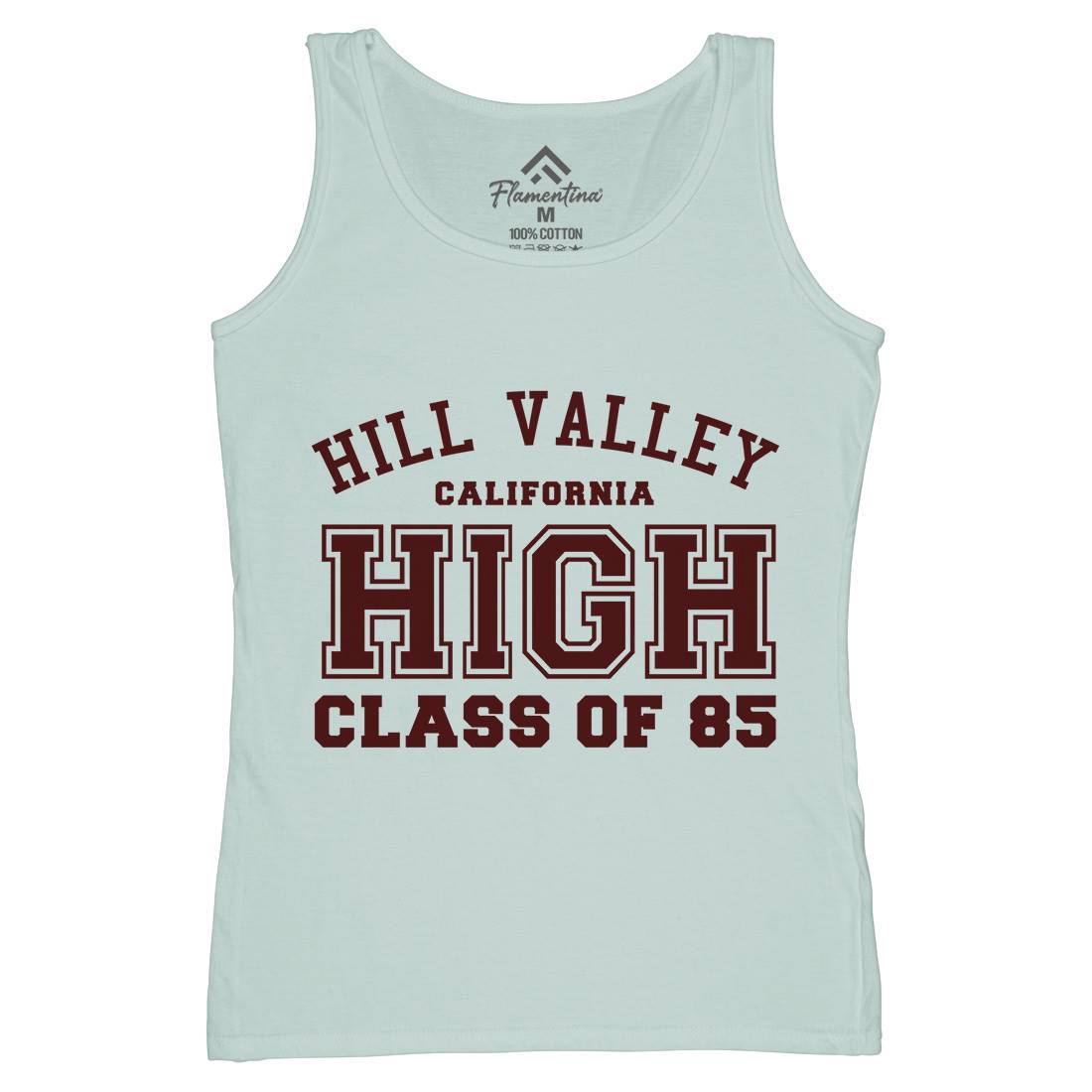Hill Valley Womens Organic Tank Top Vest Space D113