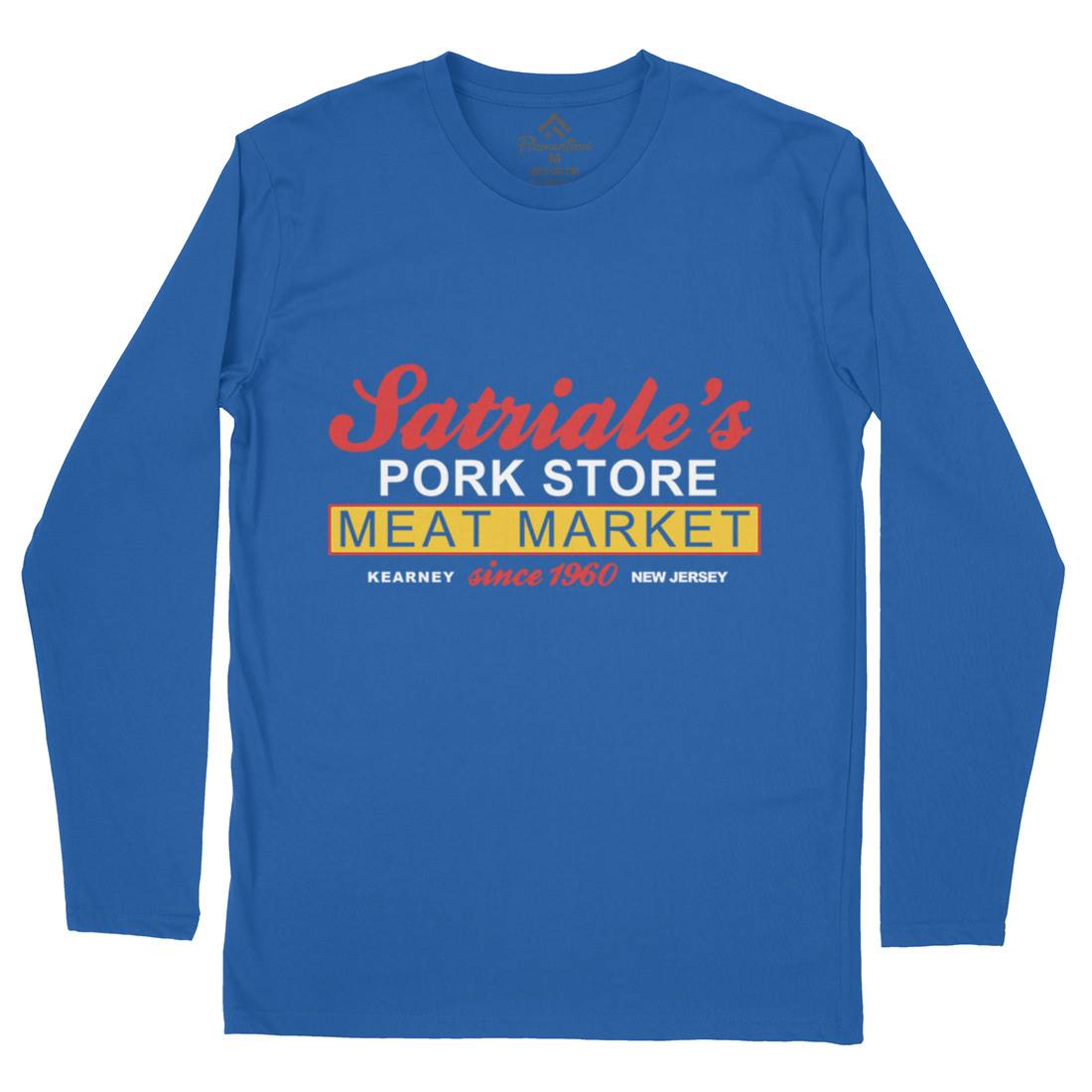 Satriale Meat Store Mens Long Sleeve T-Shirt Food D115