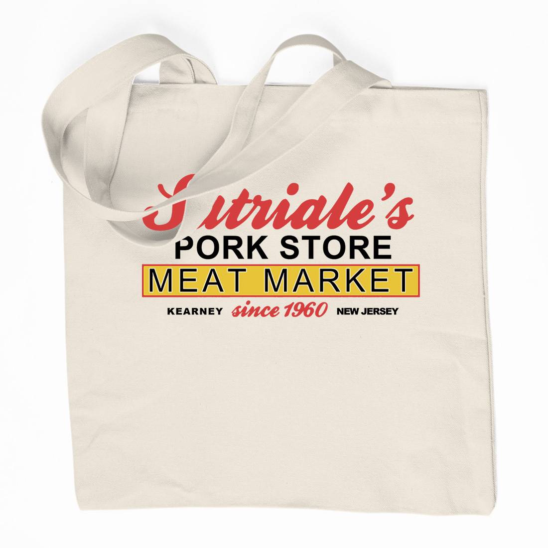 Satriale Meat Store Organic Premium Cotton Tote Bag Food D115